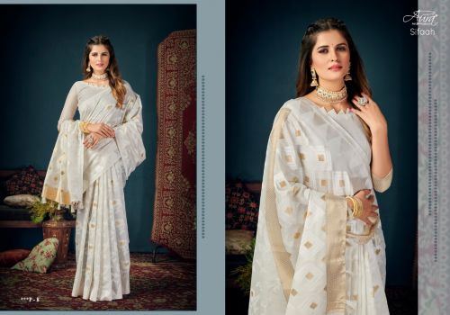 Aura Sifaah Fancy Designer Wholesale Party Saree Catalog
